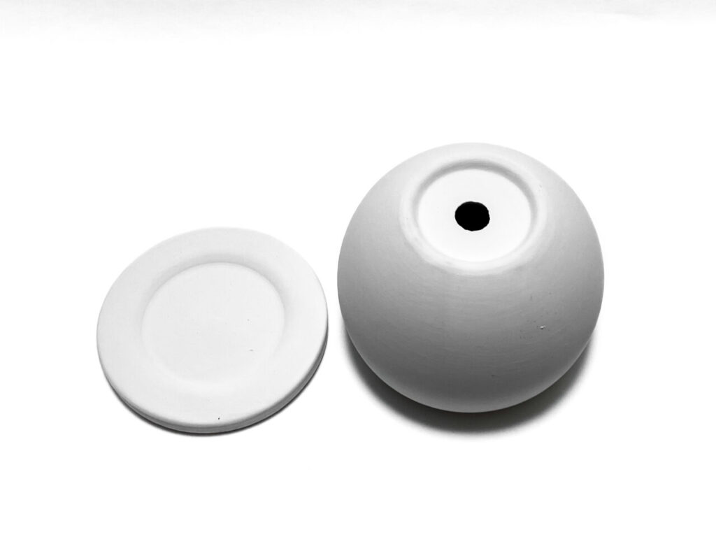 スタンダードプロダクツの丸型鉢・白。Sサイズ
