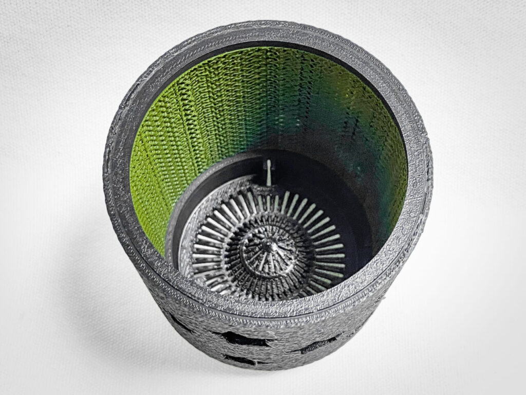 3Dプリンターで自作した鉢