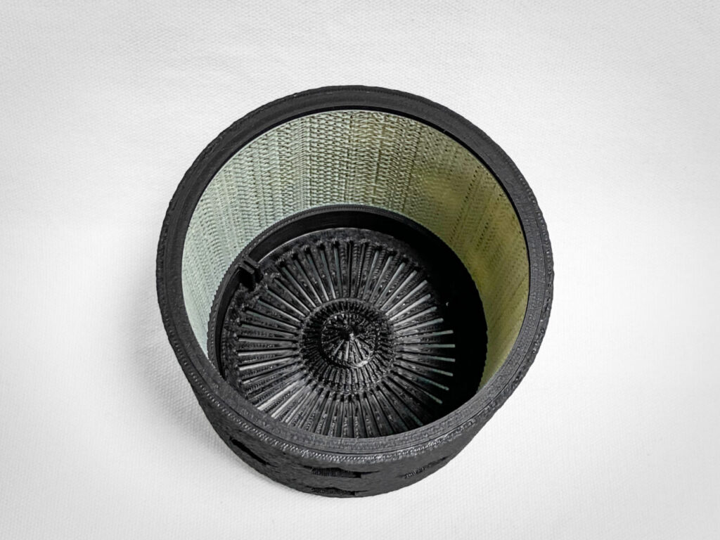 3Dプリンターで自作した鉢