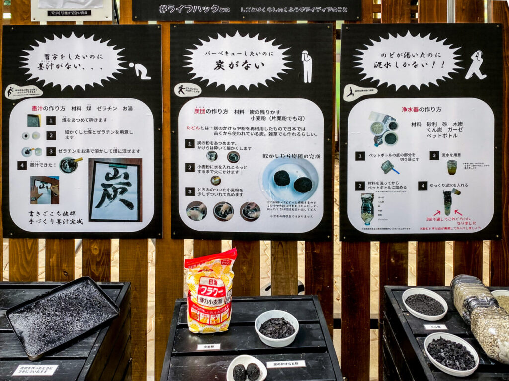 とちぎ花センター炭展