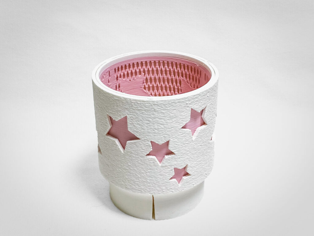 3Dプリンターで自作した鉢