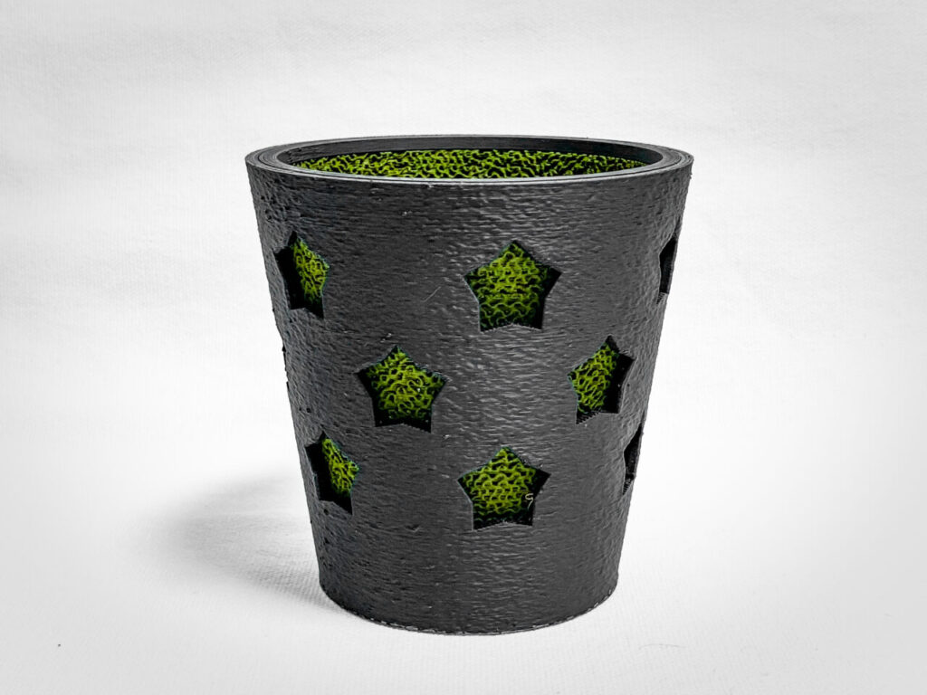 3Dプリンターで自作した鉢