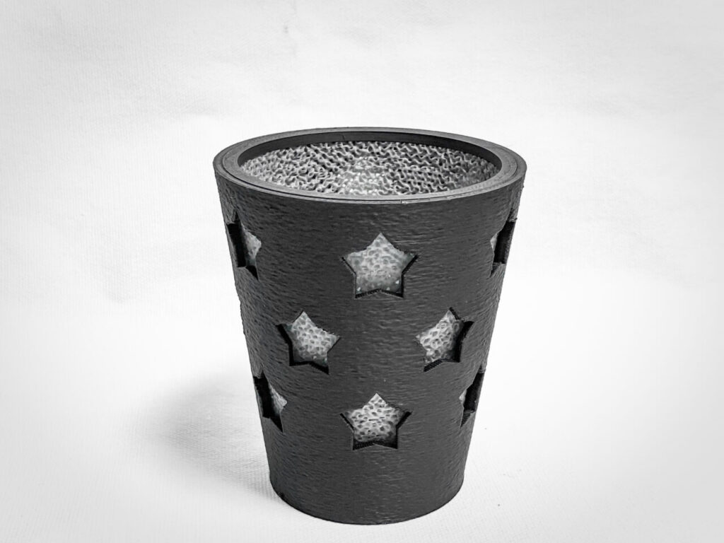 3Dプリンターで自作した鉢