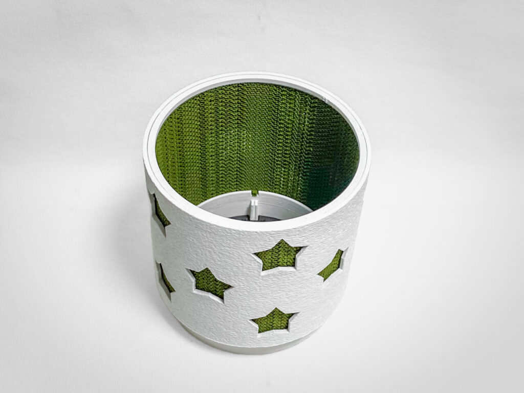 3Dプリンターで自作した鉢