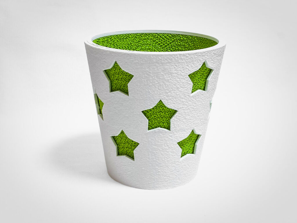 3Dプリンターで自作した鉢