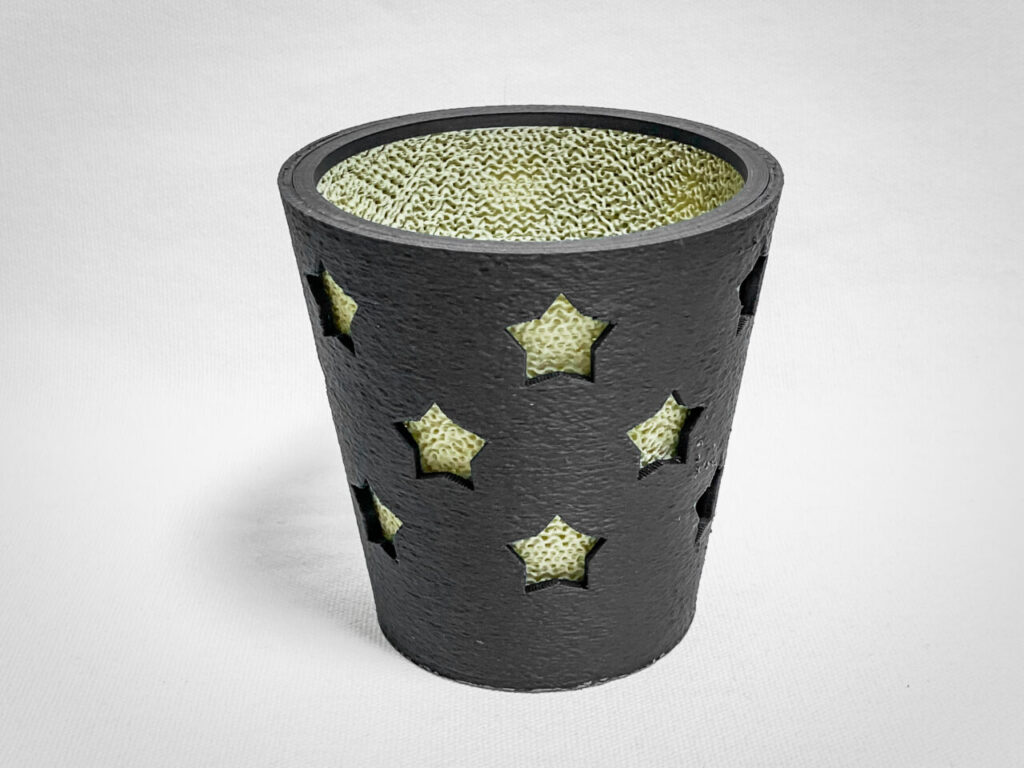 3Dプリンターで自作した鉢