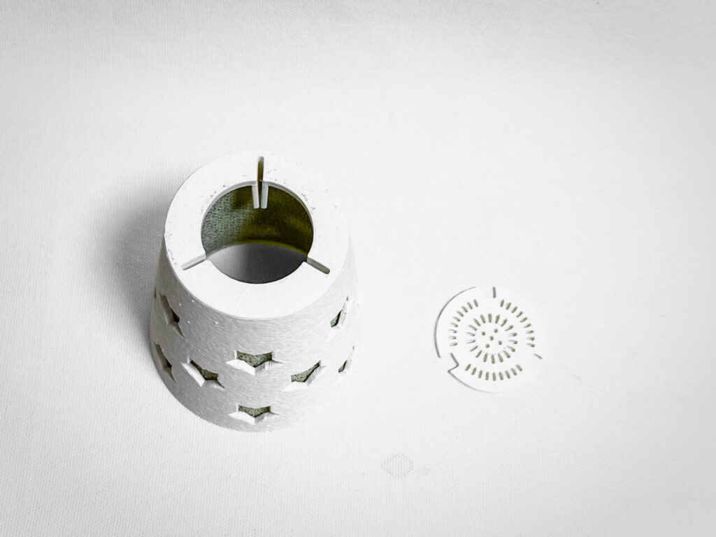 3Dプリンターで自作した鉢