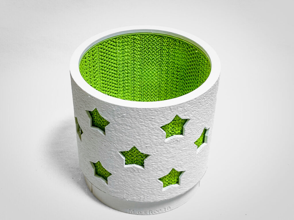 3Dプリンターで自作した鉢